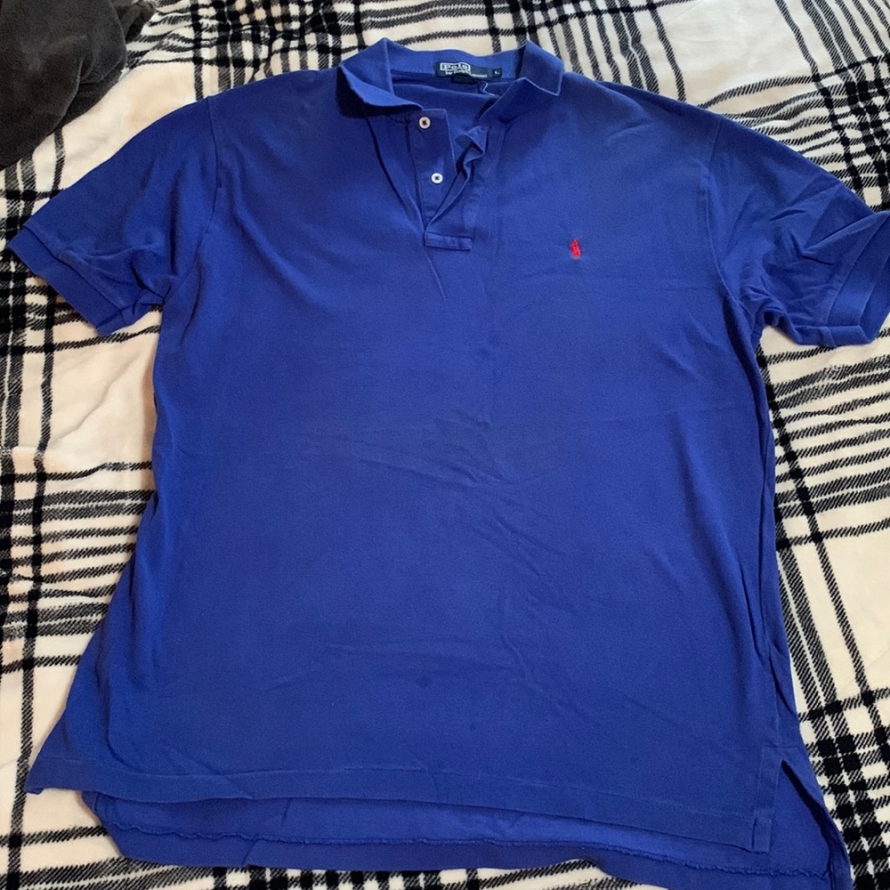 Polo Ralph Lauren Blue/Red Polo Large